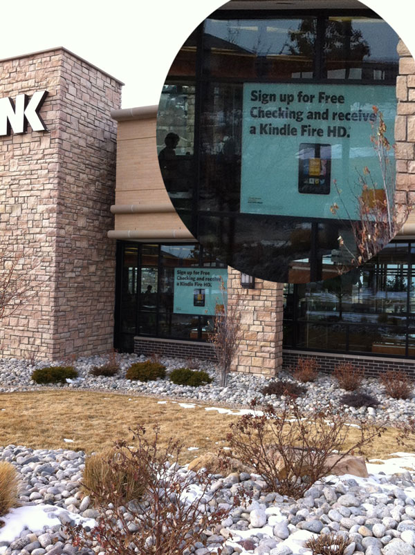 1st Bank Advertising Free Kindle HD