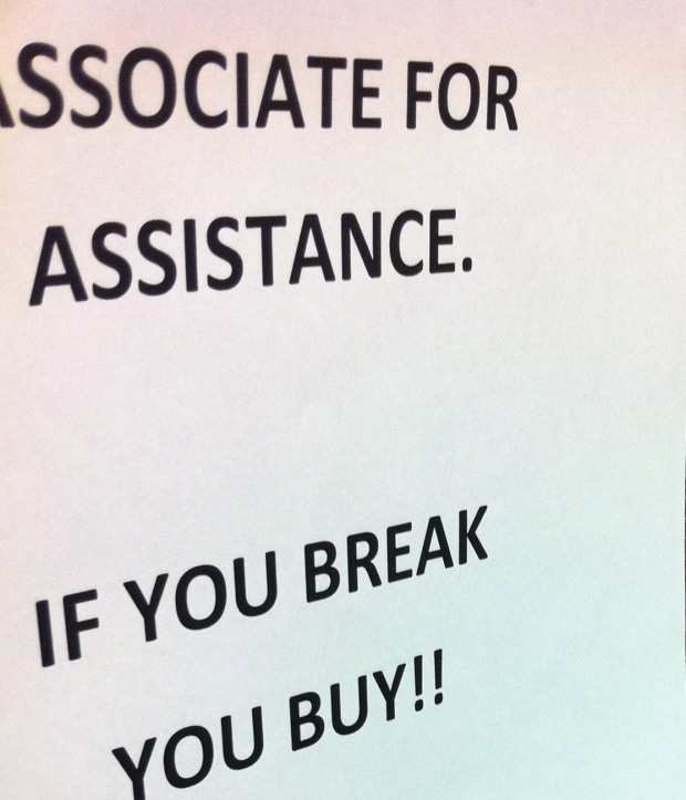 If you break you buy is CRAP!